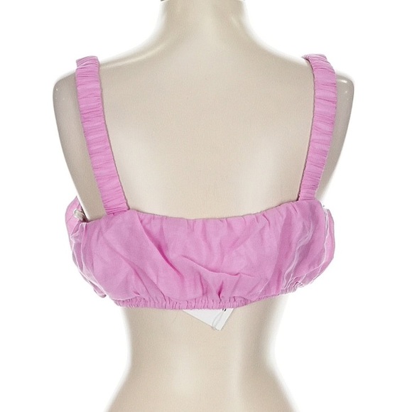 Lovers & Friends Kerry Bubble Crop Top Purple Women’s Small - Picture 3 of 7